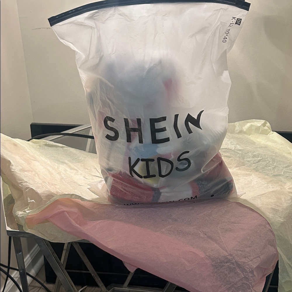 SHEIN Kids Multi-Color Clothing Set-STUFF THE TURKEY